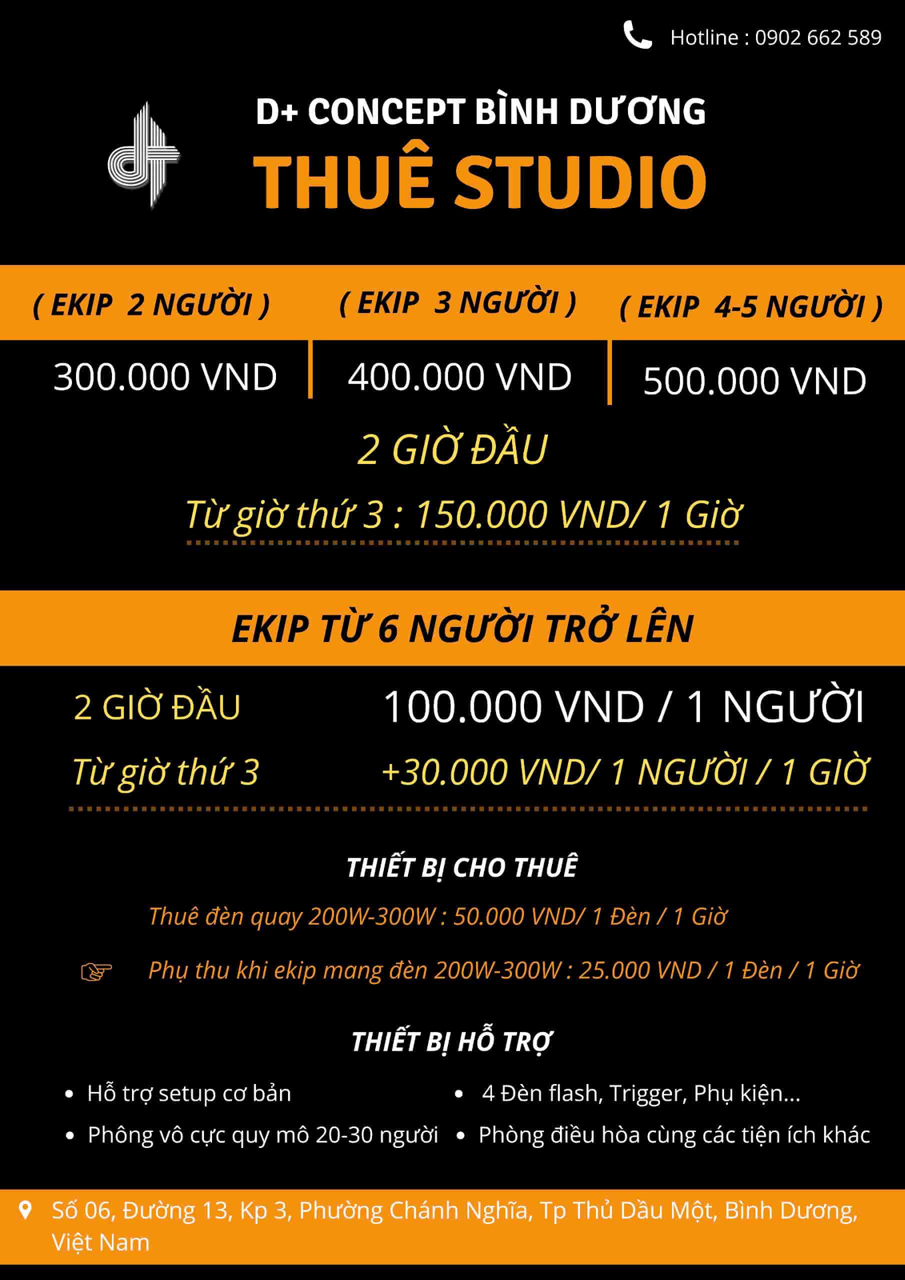 DỊCH VỤ CHO THUÊ STUDIO UY TÍN - GIÁ RẺ SỐ 1 TẠI BÌNH DƯƠNG